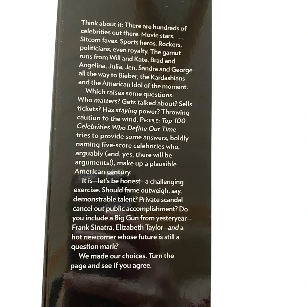 2011 People Top 100 Celebrities Who Define Our Time Hard Cover coffee table Book - Picture 2 of 12